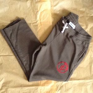 NWOT Gosha Rubchinskiy olive/ red sweatpants